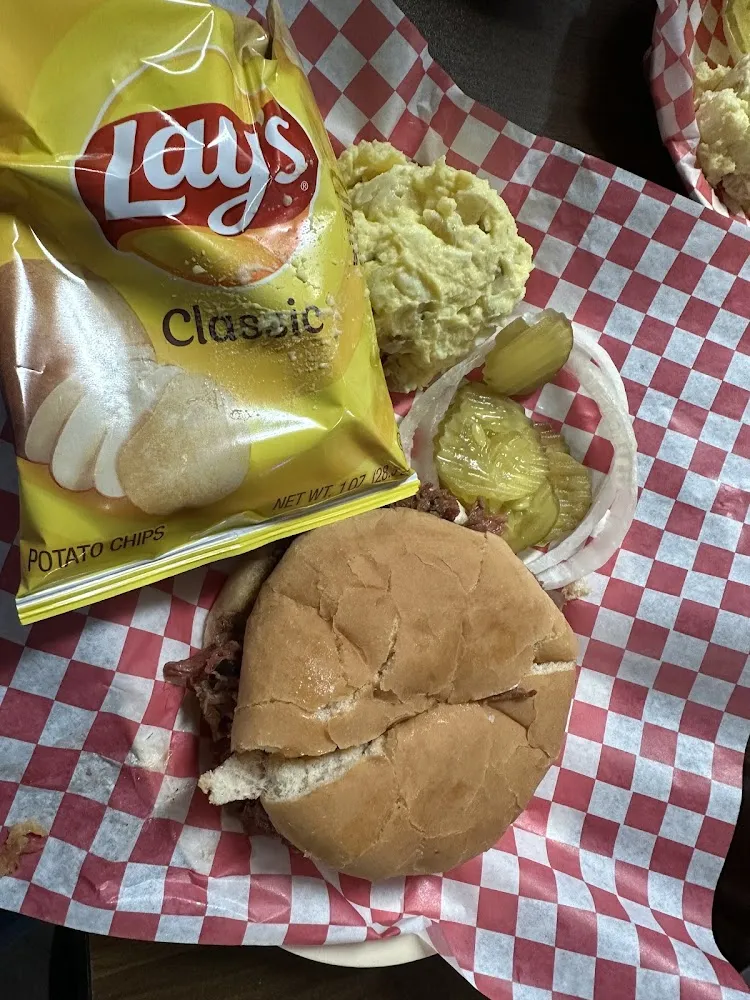 Chopped Brisket Sandwich
