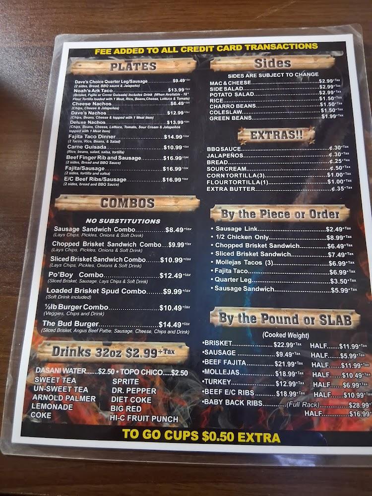 Dave's Menu image 3